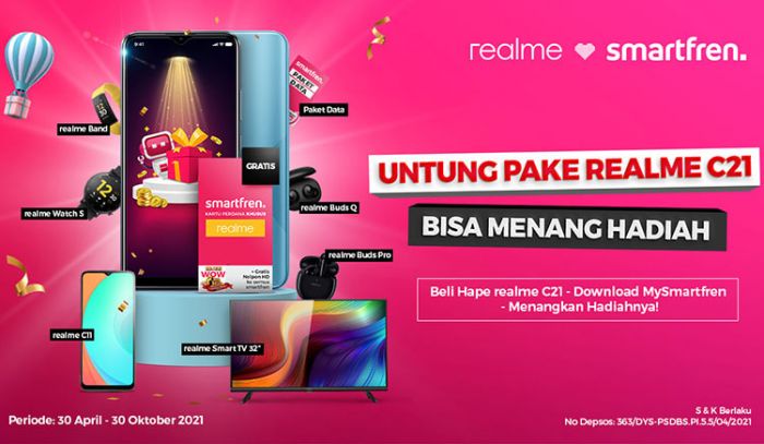 Bundling Smartfren dan Realme C21 Buka Peluang Baru bagi Pelanggan Bundling Smartfren dan Realme C21 Buka Peluang Baru bagi Pelanggan