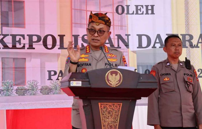 Pesan Irwasda Polda Jatim di Peletakan Batu Pertama Pembangunan Mapolres Pamekasan Pesan Irwasda Polda Jatim di Peletakan Batu Pertama Pembangunan Mapolres Pamekasan