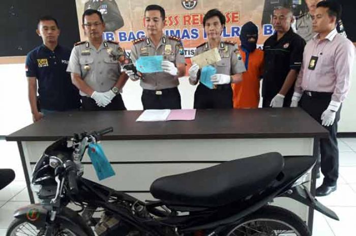 Kepergok Bawa Motor Curian saat Razia, Warga Pujon Diringkus