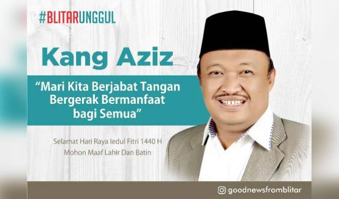 ​Tebar Banner, Kang Aziz Maju Cabup Blitar, Tapi Nunggu Sikap Politik Bupati Rijanto