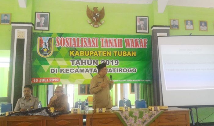 Minimalisir Sengketa, Pemkab Tuban Gelar Sosialisasi Tanah Wakaf Minimalisir Sengketa, Pemkab Tuban Gelar Sosialisasi Tanah Wakaf