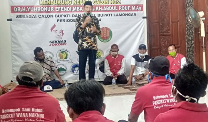 Pilbup Lamongan 2020: Relawan Jokowi dan Petani Hutan Dukung Yuhronur Jadi Bupati Pilbup Lamongan 2020: Relawan Jokowi dan Petani Hutan Dukung Yuhronur Jadi Bupati