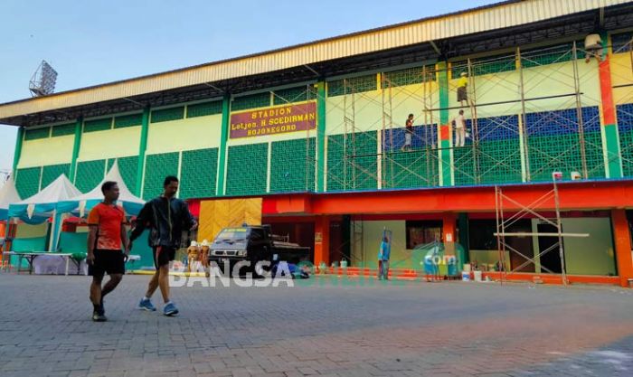 Netizen Ributkan Cat Baru Stadion Letjen H. Soedirman, Ini Penjelasan Kadis PU Cipta Karya