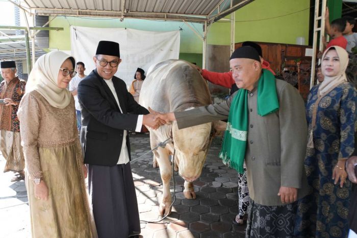 Wali Kota dan Wawali Batu Serahkan Sapi Kurban Presiden Prabowo di Masjid Nurul Hidayah Pesanggrahan Wali Kota dan Wawali Batu Serahkan Sapi Kurban Presiden Prabowo di Masjid Nurul Hidayah Pesanggrahan