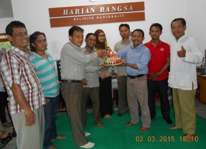 HUT ke-15, HARIAN BANGSA Dikunjungi Lapindo HUT ke-15, HARIAN BANGSA Dikunjungi Lapindo