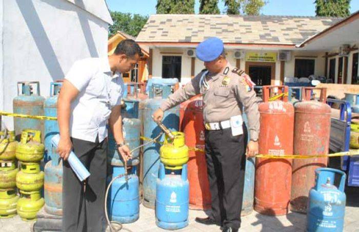 Lagi, Polisi Gerebek Usaha Elpiji Oplosan di Sidoarjo Lagi, Polisi Gerebek Usaha Elpiji Oplosan di Sidoarjo