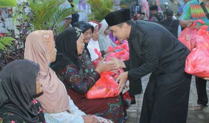 Gelar Safari Ramadan, Pemkab Nganjuk Santuni Anak Yatim dan Lansia