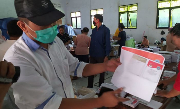 KPU Lamongan Temukan Ribuan Surat Suara Rusak