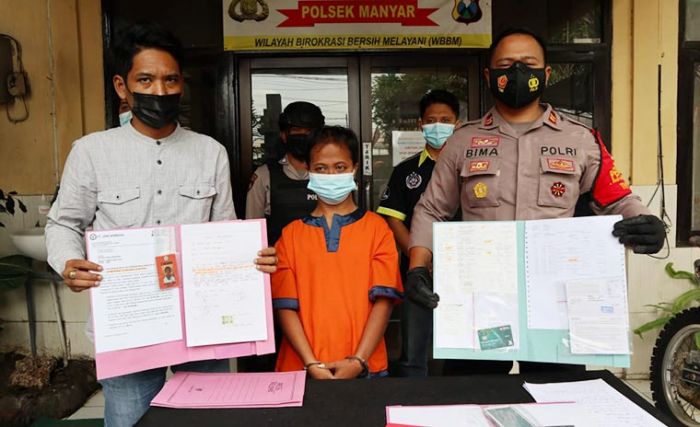 Tipu Puluhan Warga Dengan Modus Janjikan Pekerjaan, Warga Roomo Dibekuk Polsek Manyar Tipu Puluhan Warga Dengan Modus Janjikan Pekerjaan, Warga Roomo Dibekuk Polsek Manyar