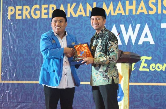 ​Di Depan Wagub, PMII Jatim Janji Tetap Kritis pada Pemerintah