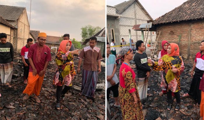 Rumah Warga Modo Kebakaran, Wabup Kartika Datang Berikan Bantuan Rumah Warga Modo Kebakaran, Wabup Kartika Datang Berikan Bantuan