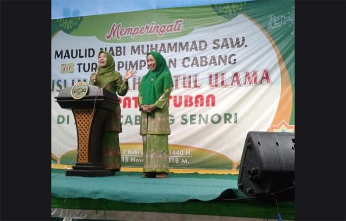 Hadiri Peringatan Maulid Nabi di Senori, Ketua Muslimat Tuban Ajak Kader Dukung Program Pemerintah Hadiri Peringatan Maulid Nabi di Senori, Ketua Muslimat Tuban Ajak Kader Dukung Program Pemerintah