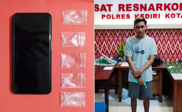 Edarkan Narkotika, Pemuda Kandat Diamankan Satresnarkoba Polres Kediri Kota Edarkan Narkotika, Pemuda Kandat Diamankan Satresnarkoba Polres Kediri Kota