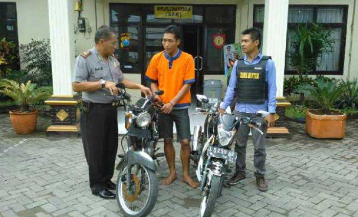 Curi Motor Untuk Foya-Foya, Warga Cerme Gresik Dibui