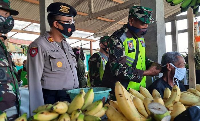 Cegah Covid-19, TNI-Polri Gelar Operasi Gabungan di Pasar Joho Kediri Cegah Covid-19, TNI-Polri Gelar Operasi Gabungan di Pasar Joho Kediri