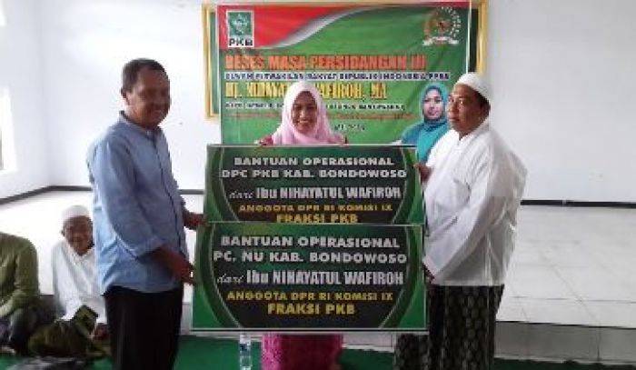 Anggota DPR RI Fraksi PKB Gelontorkan Bantuan Operasional kepada PCNU dan DPC PKB Bondowoso