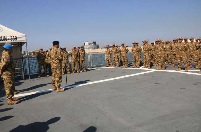 Wadan PMPP TNI Kunjungi KRI Usman Harun - 359 di Beirut Lebanon Wadan PMPP TNI Kunjungi KRI Usman Harun - 359 di Beirut Lebanon