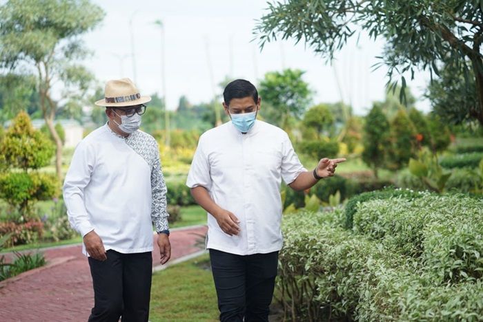 Penuhi Janjinya, Gubernur Ridwan Kamil Akhirnya Kunjungi Taman Brantas Kota Kediri