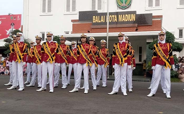 Pocil Unjuk Kebolehannya di Acara Parade Senja Kota Madiun