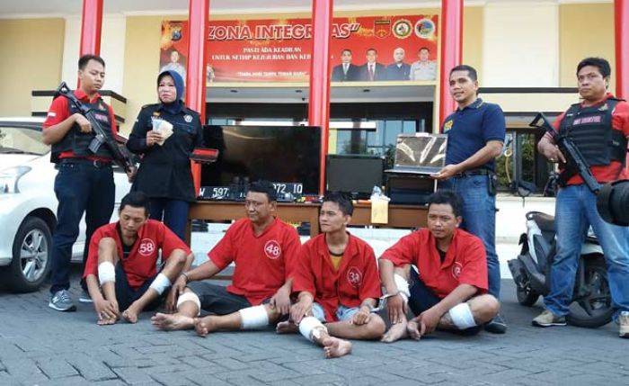 4 Spesialis Pembobol Rumah Kosong Ditembak, Disergap di Hotel IP saat Merencanakan Aksi 4 Spesialis Pembobol Rumah Kosong Ditembak, Disergap di Hotel IP saat Merencanakan Aksi