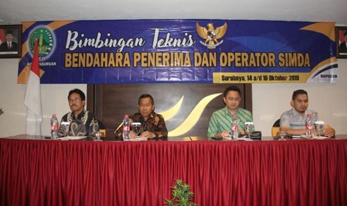 Mudahkan Pelaporan Keuangan, Bapenda Kota Pasuruan Gelar Bimtek Bendahara