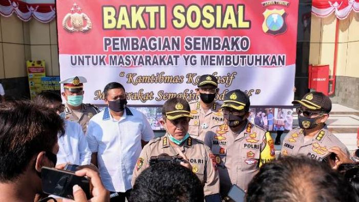 Alumni Akpol 1991 Bagikan 3.000 Paket Sembako untuk Warga Sidoarjo