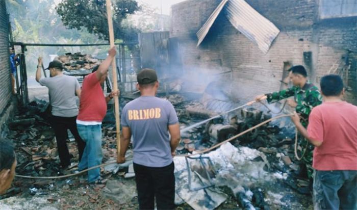 Bengkel Las di Ngawi Terbakar Saat Pekerja Memperbaiki Mobil