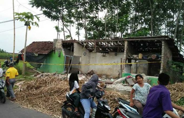 Rumah Kontrakan Produsen Mercon di Diwek Jombang Meledak