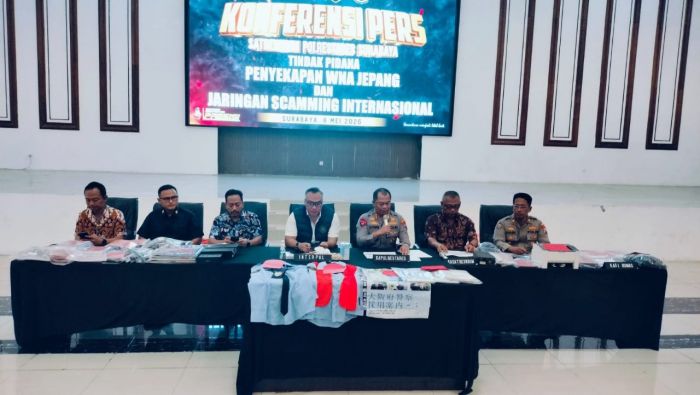 Polrestabes Surabaya Bongkar Sindikat Scamming dan Penyekapan Internasional, 44 WNA Ditangkap