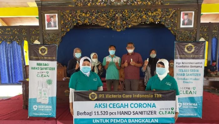 PT VCI Bantu 11.520 Botol Hand Sanitizer untuk Masyarakat Bangkalan PT VCI Bantu 11.520 Botol Hand Sanitizer untuk Masyarakat Bangkalan