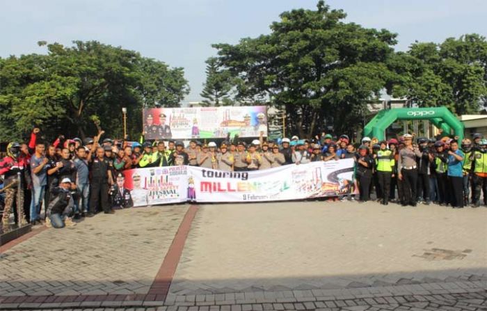 MRSF Polresta Sidoarjo, Gelar Touring Millennial MRSF Polresta Sidoarjo, Gelar Touring Millennial