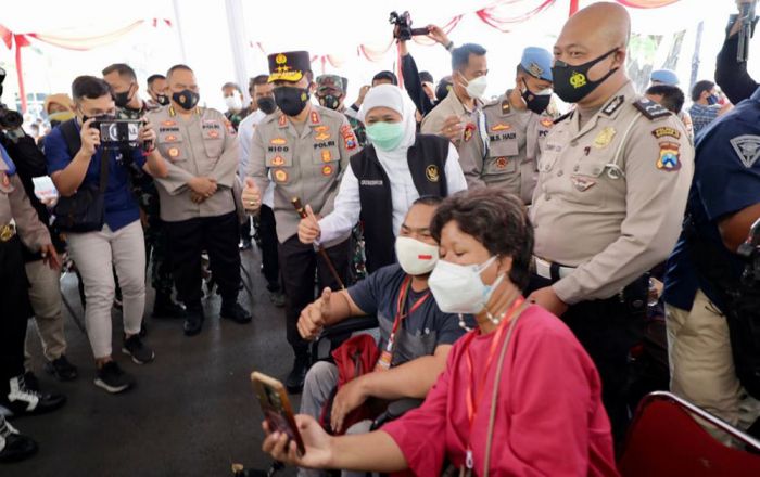 Polda Jatim Gelar Vaksinasi Merdeka Semeru 5.000 Dosis Bagi Penyandang Disabilitas dan ODGJ