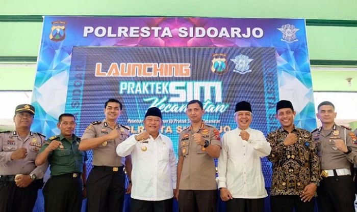 Kapolresta Sidoarjo Launching Praktik SIM Kecamatan, Jadi Terobosan Baru