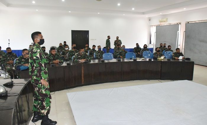 Tingkatkan Profesionalisme, Satban Koarmada II Gelar Pembekalan Prajurit Korps Pelaut