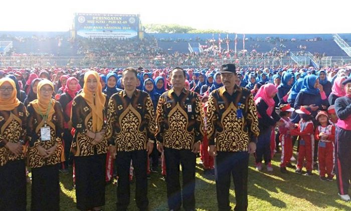 Peringati Hari Anak, 5.000 Siswa TK Senam Bersama di Stadion Kanjuruhan