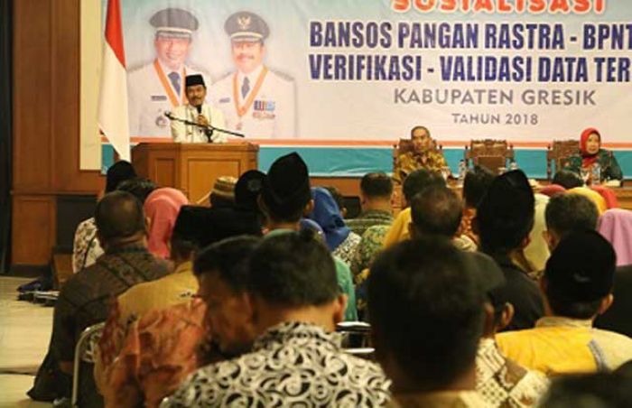 Pemkab Gresik Konversi Program Rastra Jadi BPNT Pemkab Gresik Konversi Program Rastra Jadi BPNT