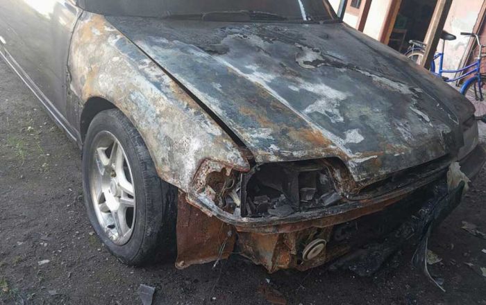 Honda Grand Civic di Gedangan Sidoarjo Hangus, Diduga Dibakar Orang Tak Dikenal Honda Grand Civic di Gedangan Sidoarjo Hangus, Diduga Dibakar Orang Tak Dikenal