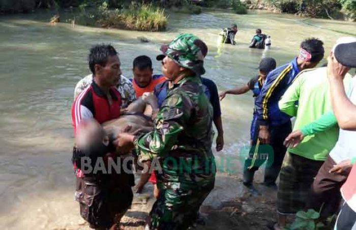 Bocah SMP Tenggelam di Sungai Sembung Sidomulyo, Ditemukan Tak Bernyawa