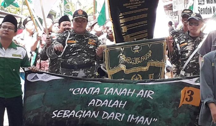 Ansor Rawat Tradisi Kirab Grebek Maulid Nabi di Tambaksari