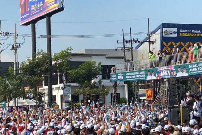 Hadiri Jalan Sehat di Sidoarjo, Pasangan AMIN Klaim 1 Juta Masyarakat Hadir