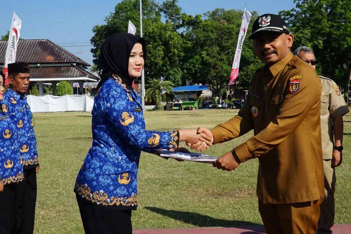 Ribuan P3K Pendidik Ngawi Tandatangani Kontrak Kerja