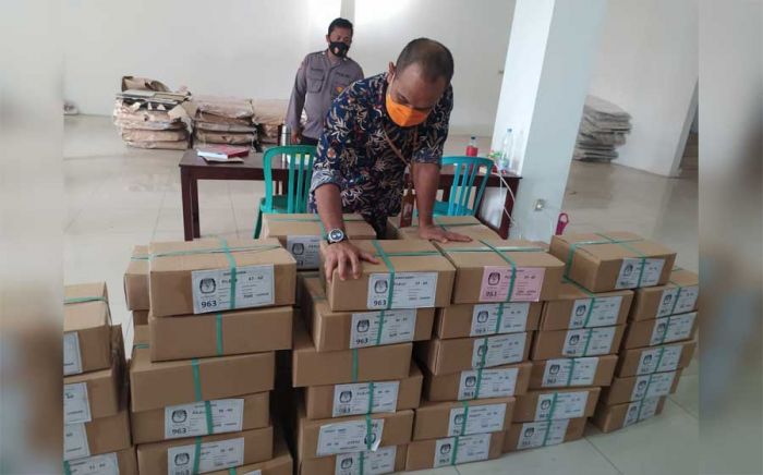 Surat Suara Pilwali 2020 Tiba di Kota Blitar Surat Suara Pilwali 2020 Tiba di Kota Blitar