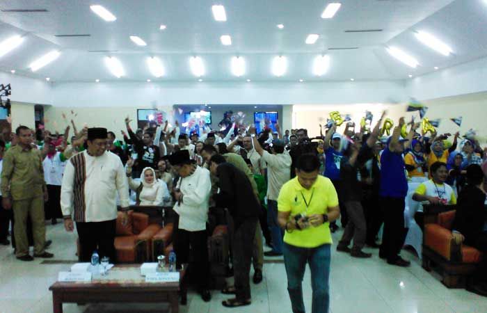 Cabup dan Cawabup Madiun Jalani Debat Publik Perdana Cabup dan Cawabup Madiun Jalani Debat Publik Perdana