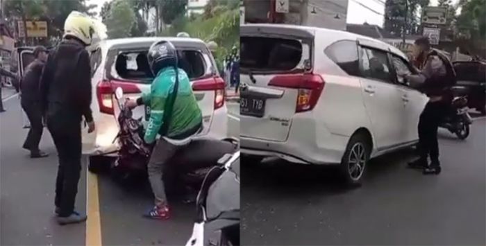 Kecelakaan di Cianjur, Mobil WNA jadi Sasaran Warga Kecelakaan di Cianjur, Mobil WNA jadi Sasaran Warga