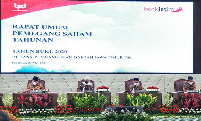 Laporan RUPST TB 2020, Kinerja Bank Jatim Tumbuh di Atas Rata-Rata