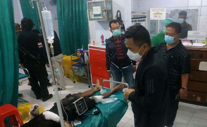 ​Anjal Asal Ciamis Dibacok Pemuda di Jombang, Ibu Jari Putus