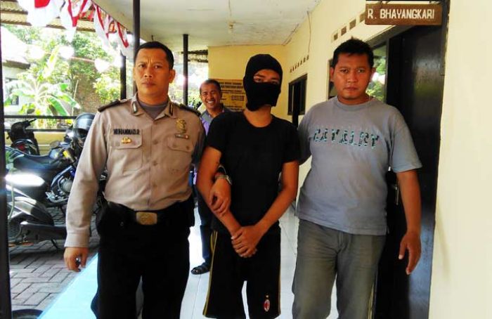 Curi Handpone, Terekam CCTV, Warga Glagaharum Diamankan Polsek Porong Curi Handpone, Terekam CCTV, Warga Glagaharum Diamankan Polsek Porong