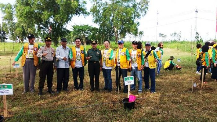 Tanam 1.000 Trembesi di Arteri Suramadu, Koramil Labang Gandeng Lions Internasional 