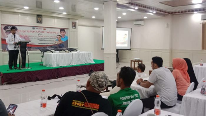 Diikuti 15 Cabor, Dispora Bangkalan Gelar Pelatihan Penanganan Pertama Cedera Atlet Diikuti 15 Cabor, Dispora Bangkalan Gelar Pelatihan Penanganan Pertama Cedera Atlet