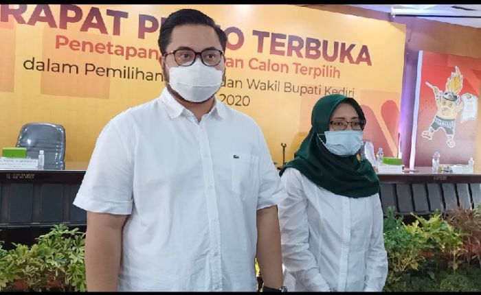 ​KPU Kabupaten Kediri Tetapkan Paslon Terpilih Dhito-Dewi